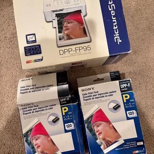 Sony picture station and 1 full color print pack